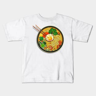 Bowl of Ramen Noodles Kids T-Shirt